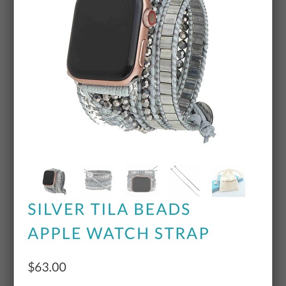 Victoria Emerson smart watch band silver - Picture 2 of 8